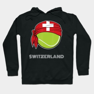 Switzerland Mens Tennis Swiss Players, Fans or Coach Hoodie